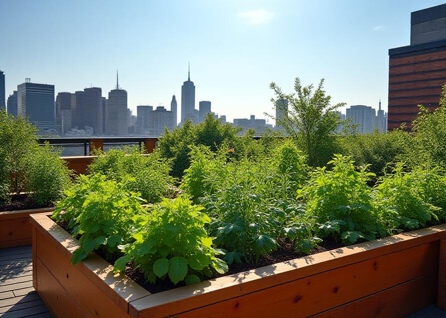 Rooftop Oasis in Queens